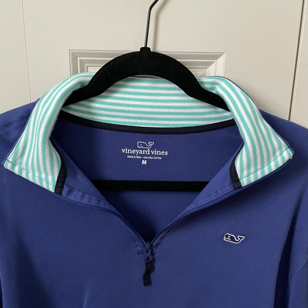 Blue Vineyard Vines Quarter Zip Women’s Medium
